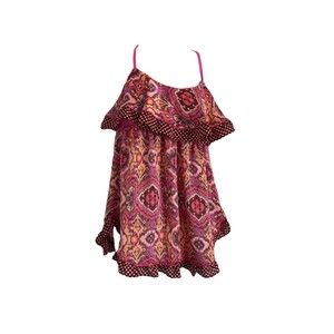 Victoria’s Secret Babydoll Teddy Nightie Size S/P  Pink Paisley T-back Straps